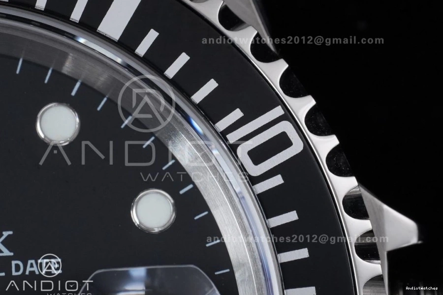 16610 Steel SS on Engraving LN Resilient 1:1 904L Rehaut Best 1143 Black Submariner TMF SH Bracelet No Edition 0505